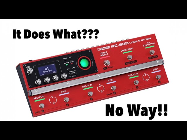 【美品キズなし】BOSS RC-600 LOOP STATION Amazon.com: BOSS RC-600 Floor-Based Loop Station for Looping