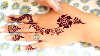 Simple Mehndi Design - Morocco Henna Designs for Hands - نقش حناء المغربي السهل و البسيط