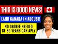 Canada Relocation Stream 2026: No Degree Needed | 18-60 years Can Apply