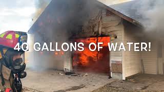 Ultra High Pressure Fire Attack and Thermal Imaging in Live Fire