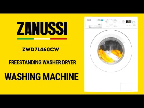 How To Use Zanussi Washing Machine ZWD71460CW I User Tips and Features Review #Zanussi #WasherDryer