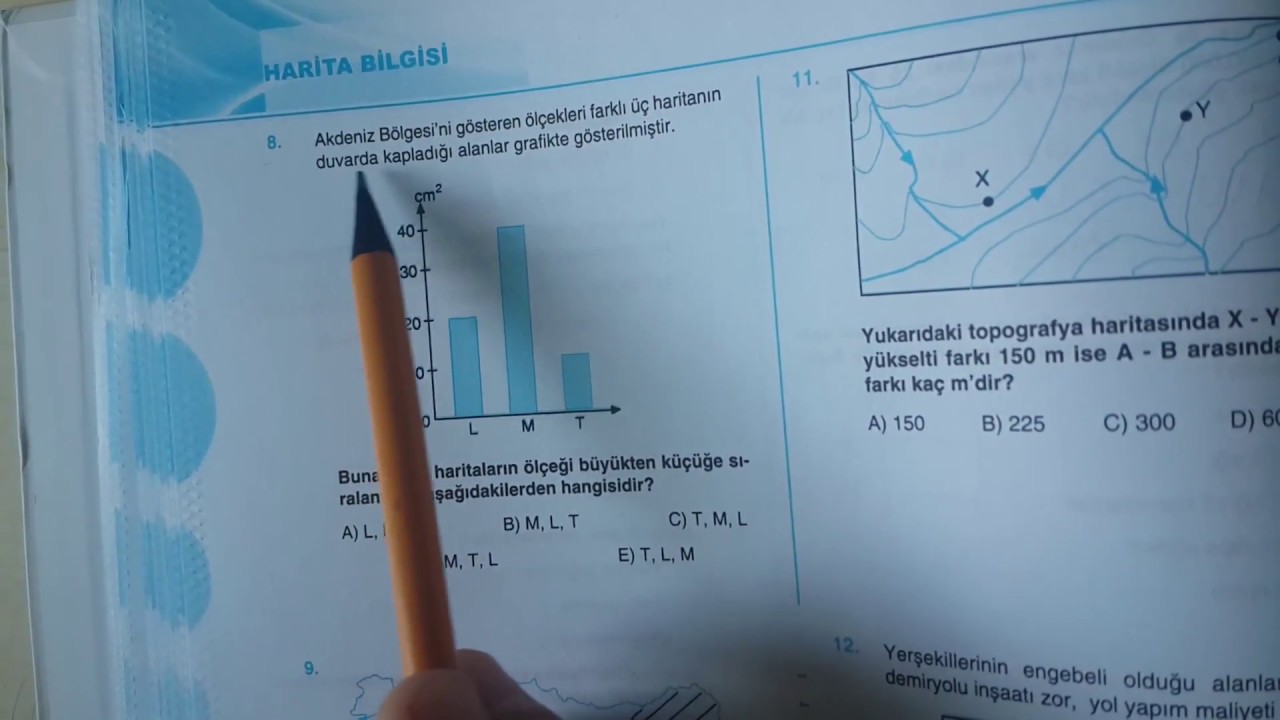 LİMİT YAYINLARI COĞRAFYA SORU BANKASI HARİTA BİLGİSİ TESTİ - YouTube