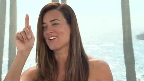 Cote de Pablo and Michael Weatherly at the 50th Mo...