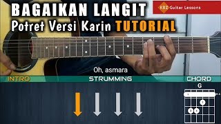 Potret - Bagaikan Langit Versi Karin TUTORIAL GITAR | Chord   Strumming