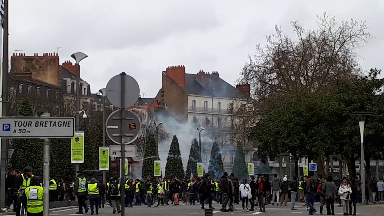 Manifestation Gilets Jaunes Nantes 9 Fevrier 2019 Acte 13