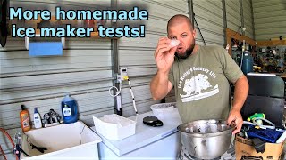 Homemade DIY ice machine tests, energy usage and cost per pound! #370