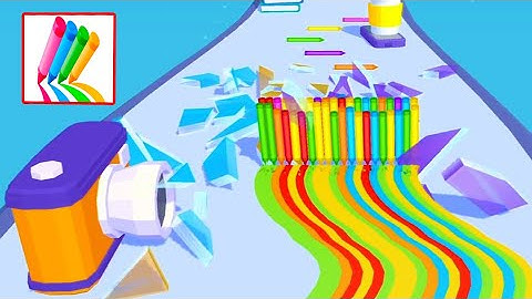 Pencil Rush 3D Top level Gameplay Walkthrough (iOS, Android) Games Ep181
