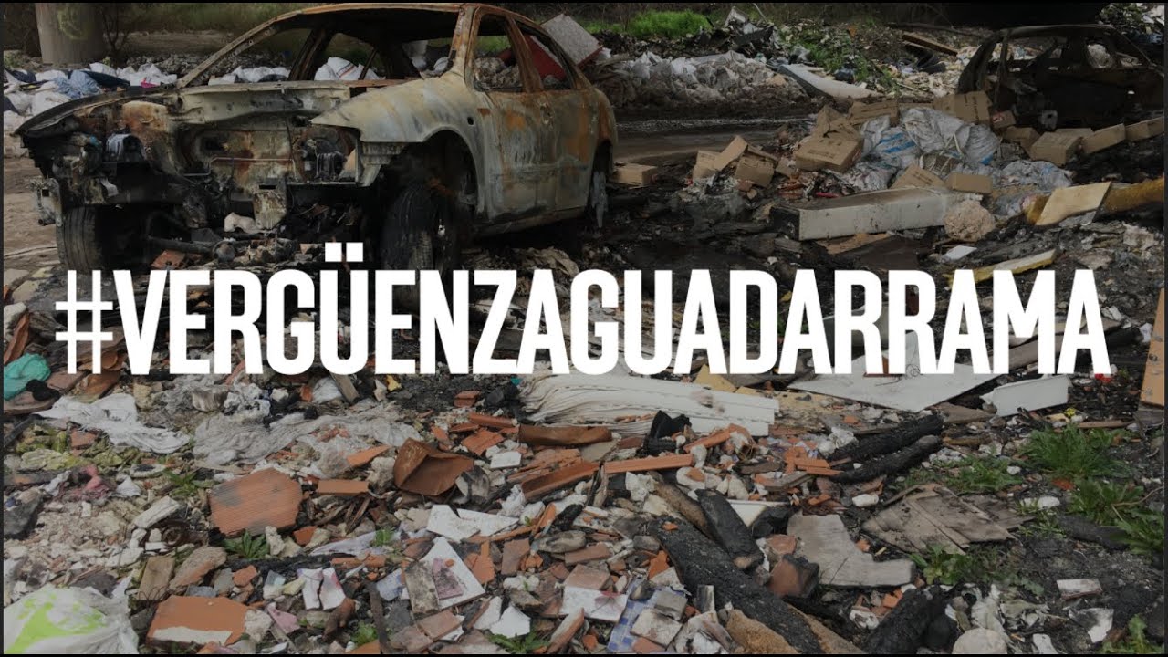 Río Guadarrama, de paraje natural protegido a vertedero ilegal | #VergüenzaGuadarrama