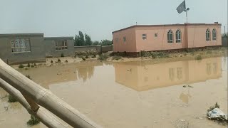 سیلاب‌های ویران‌گر در غزنی و تخریب خانه‌های مسکونی