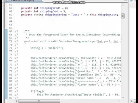Minecraft Modding Tutorials 1.6.1~ #2- How to Add a Text Input Field ...