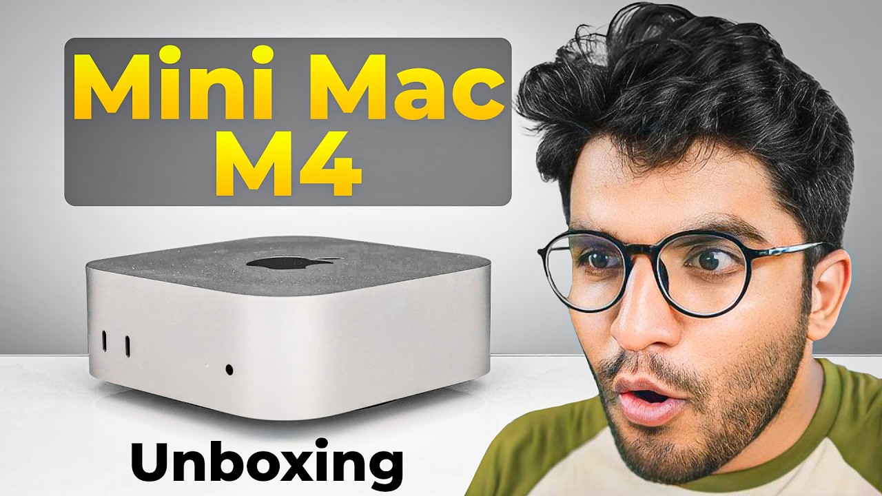 Mac Mini M4 Unboxing | Custom PC Build Comparison - YouTube