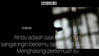 Video 30 detik || story wa kekinian || literasi rindu