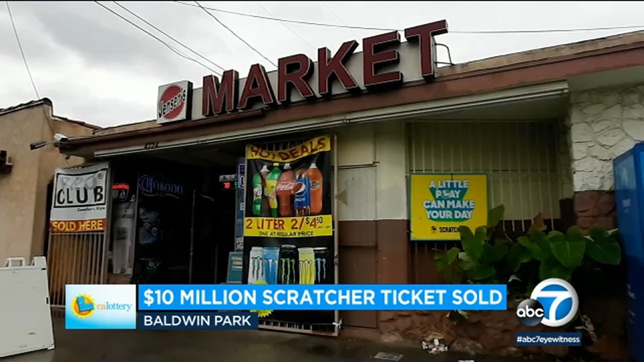 Lottery scratchers worth 20M and 10M sold recently in SoCal YouTube