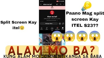 Paano mag split screen Kay itel s23? |Itel S24 split screen 😱😱 #itels23 #itel #itelsuperpower #itel
