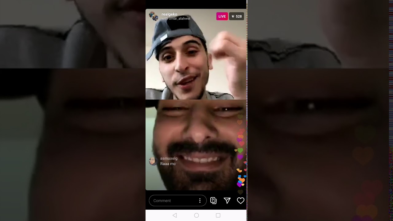 GEKO ON LIVE TALKING ARABIC. WITH FANS