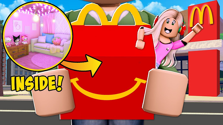 I Built A SECRET Tiny Home In McDonalds! (Roblox)