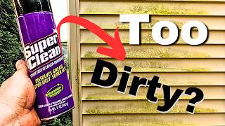 Easy Fast Cleaning Siding & Patio Table #superclean #cleaning #springcleaning #housecleaning