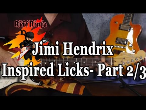 Jimi Hendrix Guitar Licks: One-String Scale Runs (Part 2)