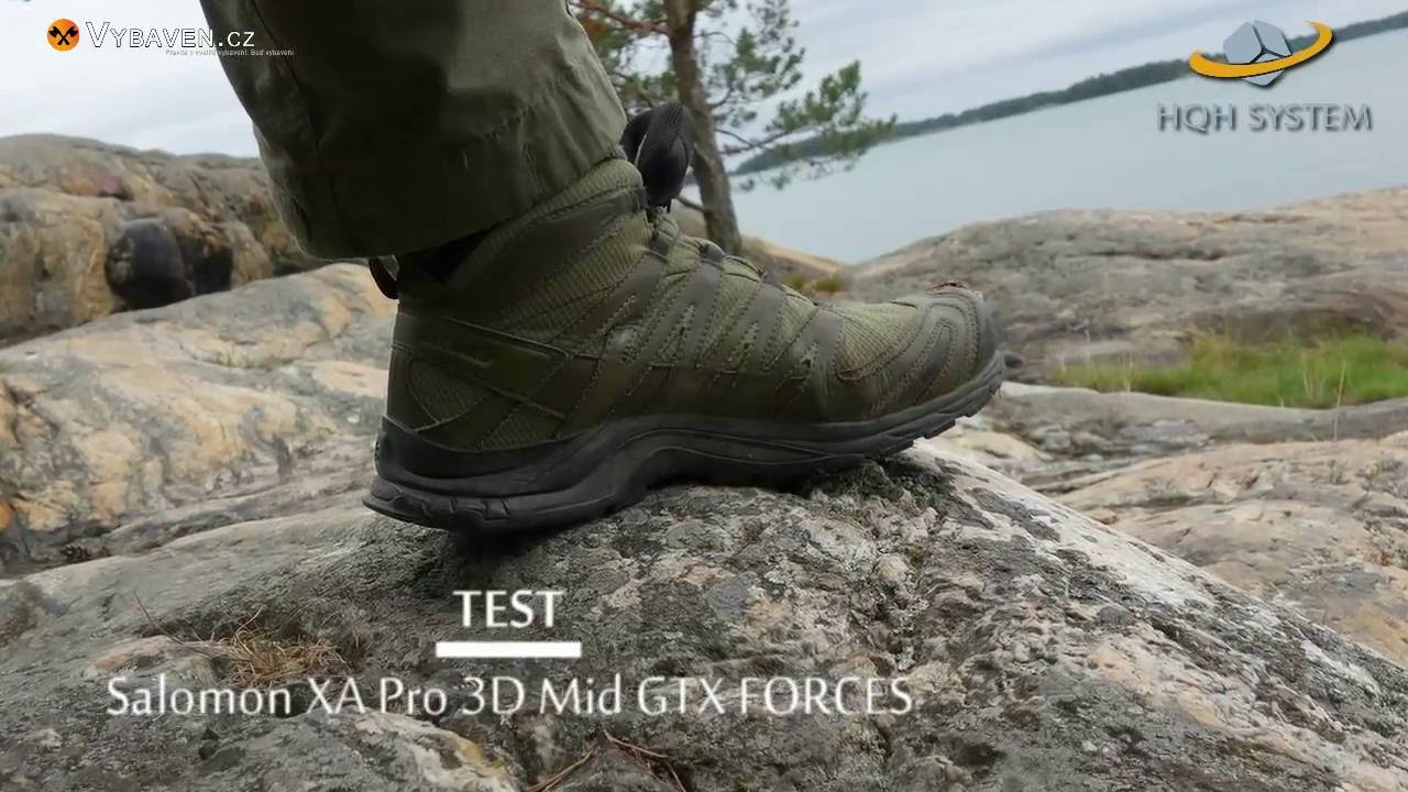 embrague Pavimentación aterrizaje Test - Salomon XA Pro 3D Mid GTX FORCES - YouTube