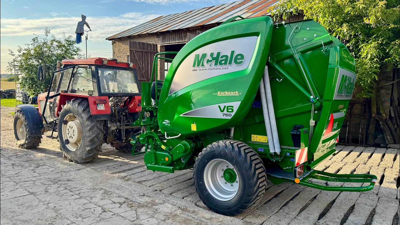 Prasa MCHALE V6 750 czyli NOWY NABYTEK / NOWY TEMAT!!! Rolnik Łukasz