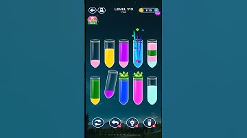 Water Sort Puzzle - Level 113 - Color Water Sort - New Bottle -Gameplay #shorts #shortvideos #foryou