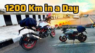 1200 Km in a Day on BMW G310R | Solo India Nepal Tour
