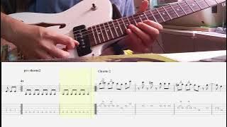 Turnover - Take My Head (guitar cover with tabs)