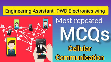  PSC Engineering Assistant (PWD Electronics) | Important MCQs || Cellular Communication