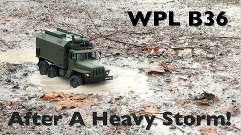 WPL B36 Ural-4320 Exploratory Trip After A Heavy Storm