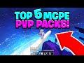 TOP 5 MCPE PVP TEXTURE PACKS (1.19+) | FPS BOOST? (Minecraft Bedrock)