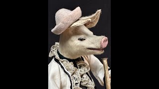 Pig Trombone Player Automaton