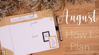 Monthly Planning | August 2020