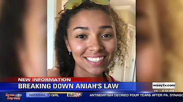 Breaking down Aniah's Law