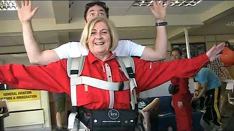 Sandra Buckley Skydive Jersey - Preparation and ta...