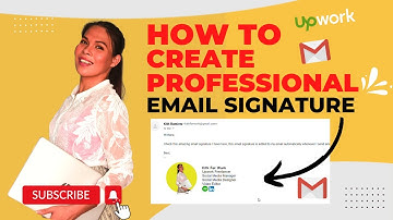 How to create a professional-looking email signature in Gmail with Clickable links. Step by step