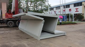 Video of installing foldable container