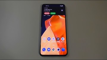 OnePlus 9 (Android 12) Incoming Call