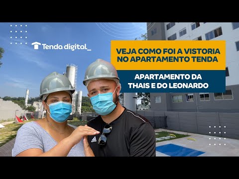 Veja como foi à vistoria da Thais e do Leonardo | Apartamento de 41 m² - Construtora Tenda Digital