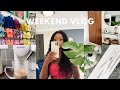 SPEND THE WEEKEND WITH ME VLOG| Wedding dress shopping and more shopping ,back to basics.