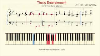 How To Play Piano: "That's Enterainment" from The Band Wagon Piano Tutorial by Ramin Yousefi