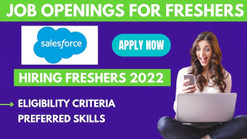 Salesforce Hiring Freshers | Associate Technical Support Engineer | Jobs For Freshers 2022