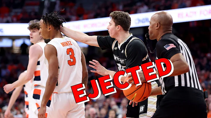 Judah Mintz and Doug Edert EJECTED after brawl! | Syracuse vs Bryant