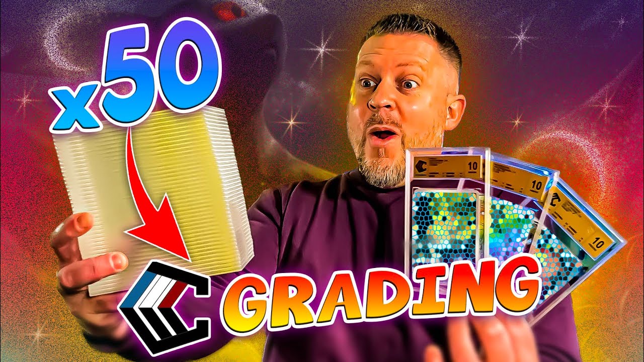 RÉCEPTION DE 50 CARTES POKEMON GRADÉES CCC GRADING ! (Ultra Lourd !) 🔥 ...