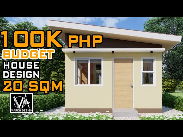100K BUDGET SMALL HOUSE DESIGN (20 SQM) class=