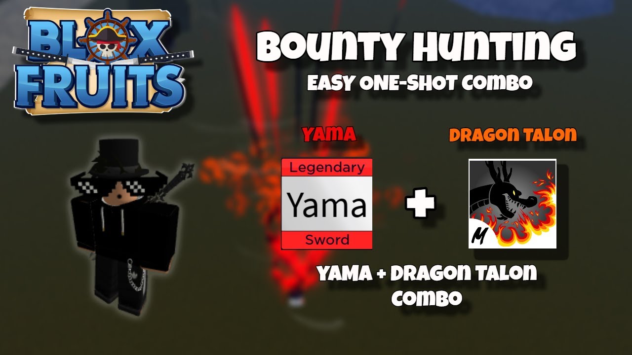 Blox Fruits, Bounty Hunting, Easy One-Shot Combo