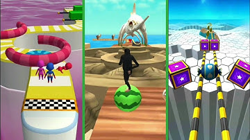 🚀Going Balls SpeedRun Gameplay VS  Rolling Ball Master 3D VS  📢Fun Race 3D Gameplay🎯