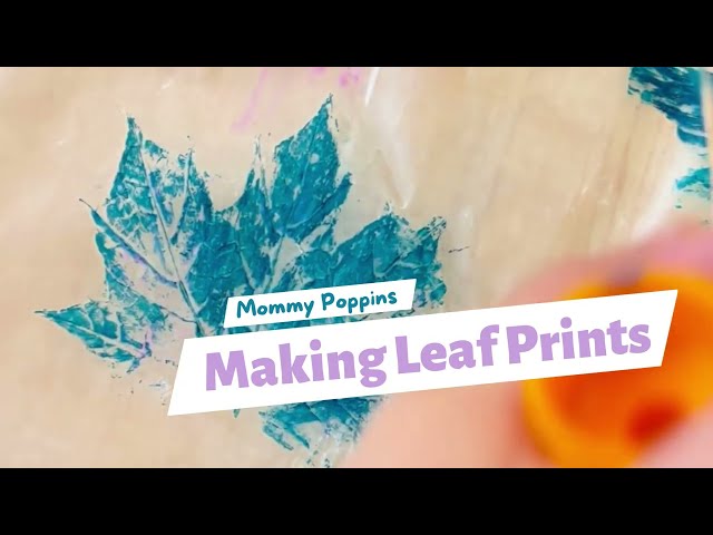 How to Make Leaf Prints | One of our favorite fall...
