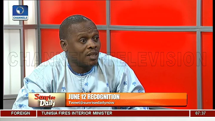 Analyst Reacts To Buhari's Declaration Of June 12 As New Democracy Day | Sunrise Daily |