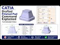CATIA V5 Drafted Filleted Pad Command Explained in Hindi | Complete Tutorial