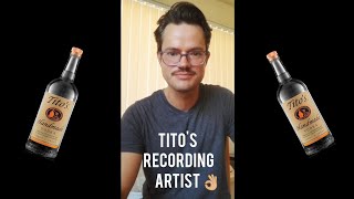 I&#39;m an OFFICIAL Tito&#39;s Vodka Recording Artist!  #unboxing
